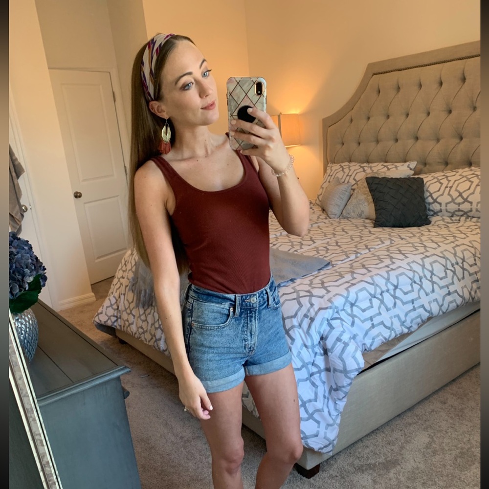 Red bodysuit, xs